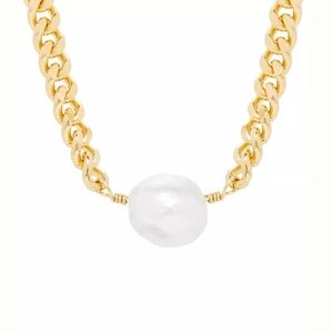 Anthropologie Pearl Statement Necklace